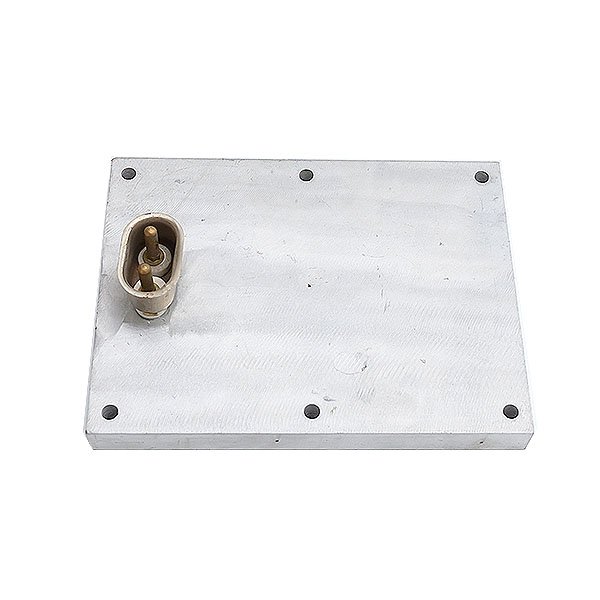 Cast aluminum plate for heating