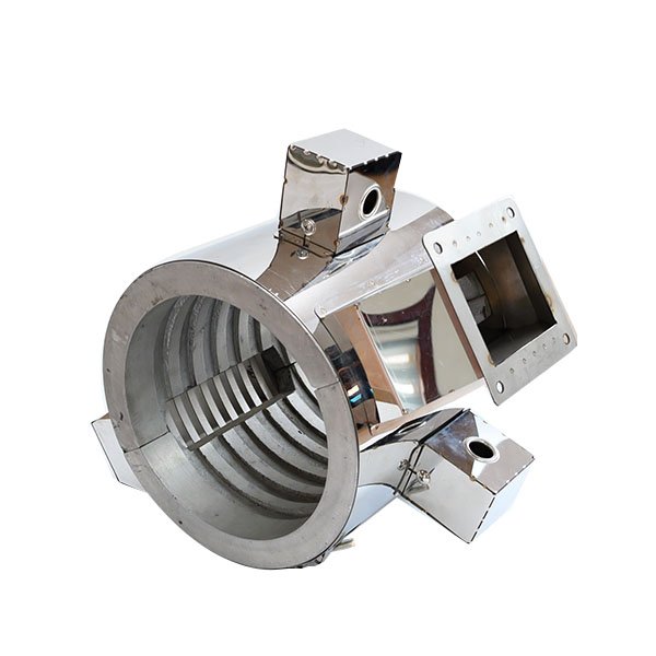  Cast aluminum heater for concial screw barrel extruder