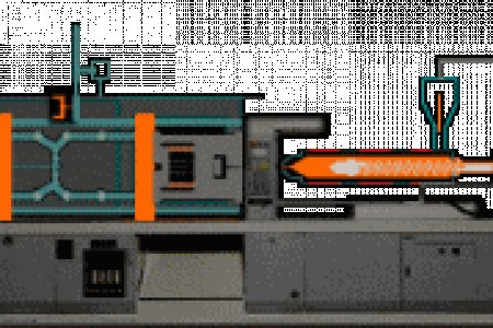 Working principle diagram of plastic injection molding machine